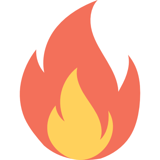 Icone d'une flamme