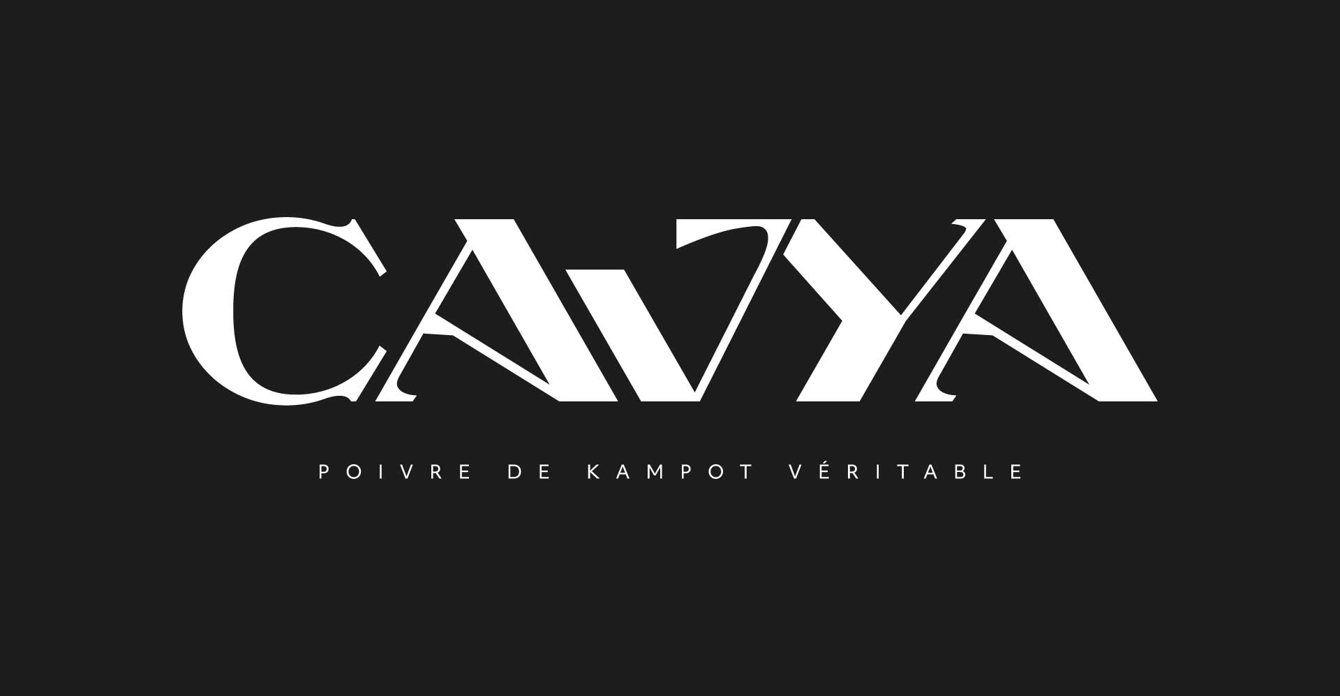 Logo Cavya fond noir